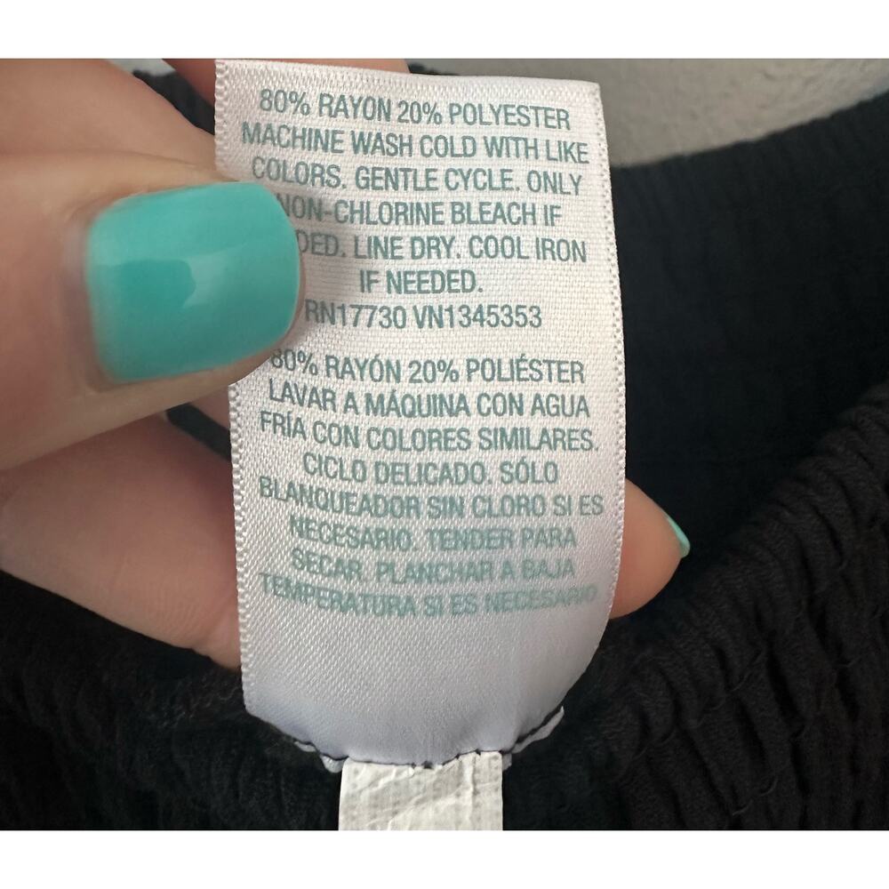 Kona Sol Smocked Waist Side Slip Beach Cover-up pants Size Small - Picture 6 of 6